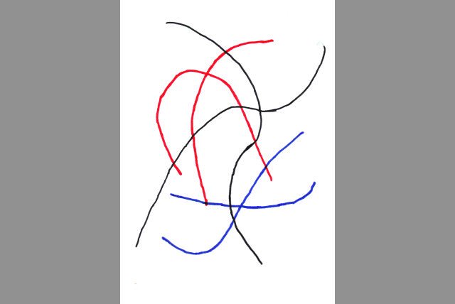 Fließendes Muster
