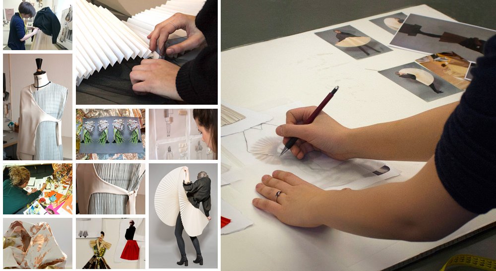 Rollos-Plissee-Modedesign von der Weißensee Kunsthochschule