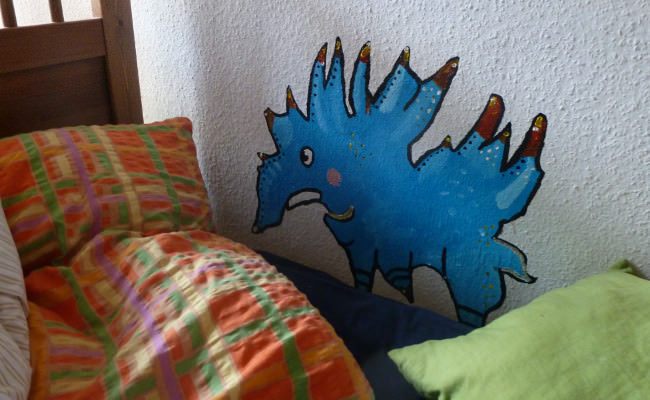 Nochmehrzwillingsblog Bett