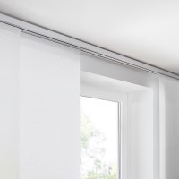 Flächenvorhange montieren mit Klettband