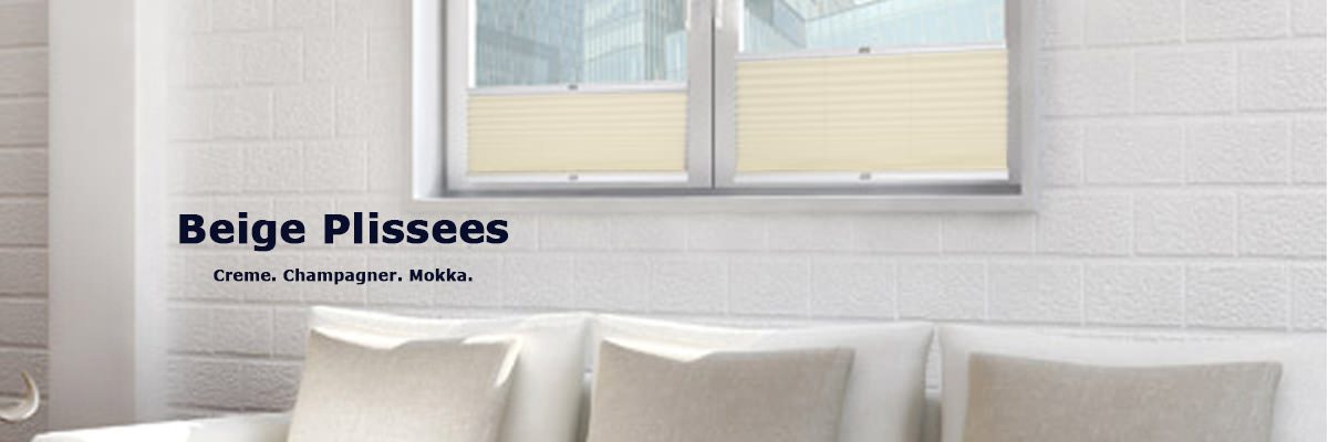 Plissees Beige Plissees Beige