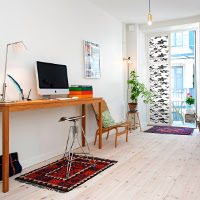 Arbeitszimmer Plissee