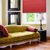 Dekorative blickdichte Wohnzimmer Plissees